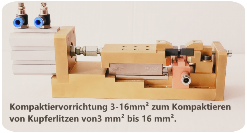 Kompaktiervorrichtung für Kupferlitzen Kompaktiervorrichtung für Kupferlitzen